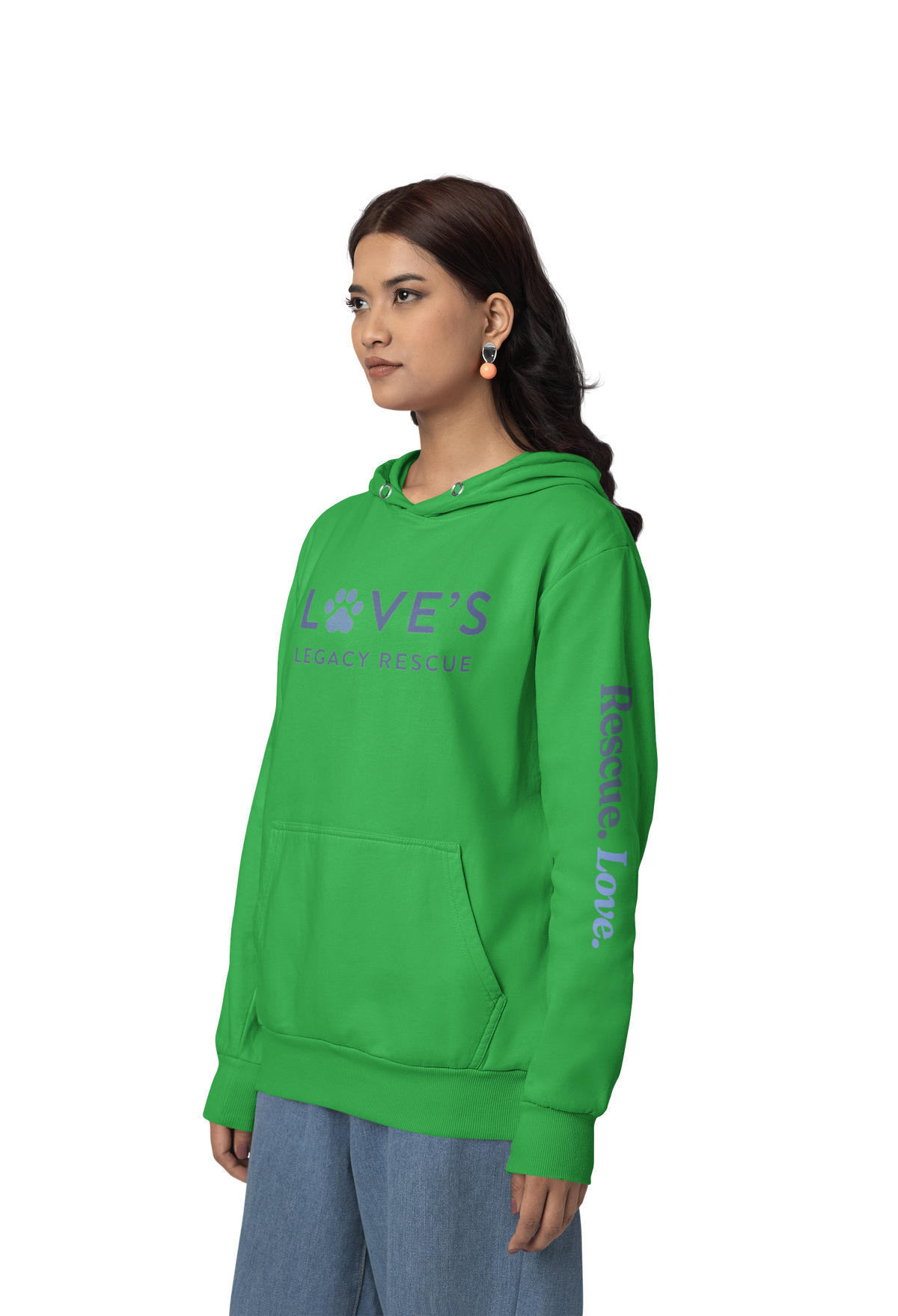 Love's Fleece Pullover Hoodie (Available in several colors) - Ruff Life Rescue Wear