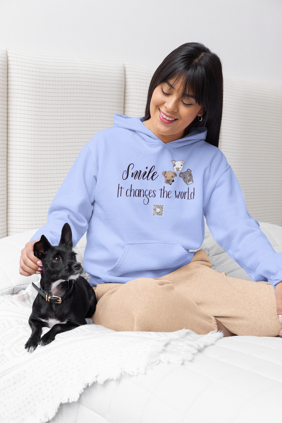 Cleft Pup Brigade Pullover Hoodie Smile (Available in several colors) - Ruff Life Rescue Wear