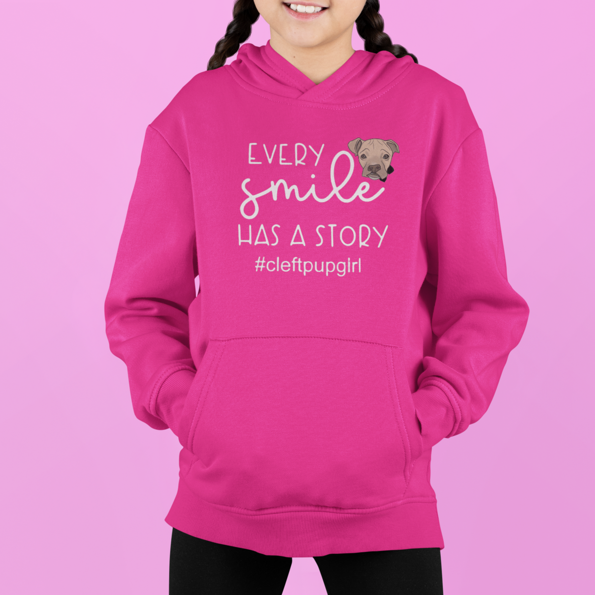 Cleft Pup Brigade Story -Youth Hoodie (available in several colors)