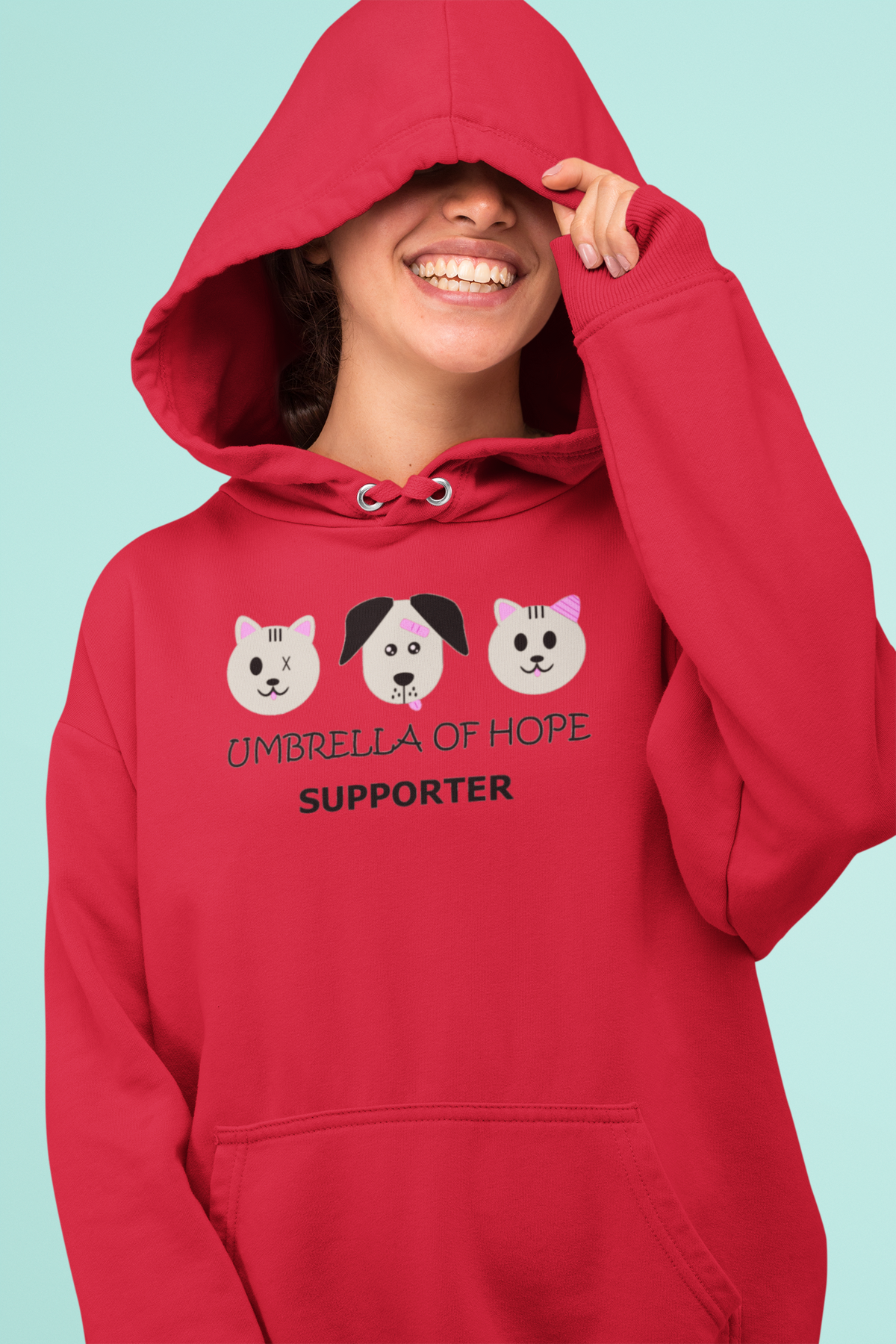New Umbrella of Hope Unisex Hoodie - Ruff Life Rescue Wear