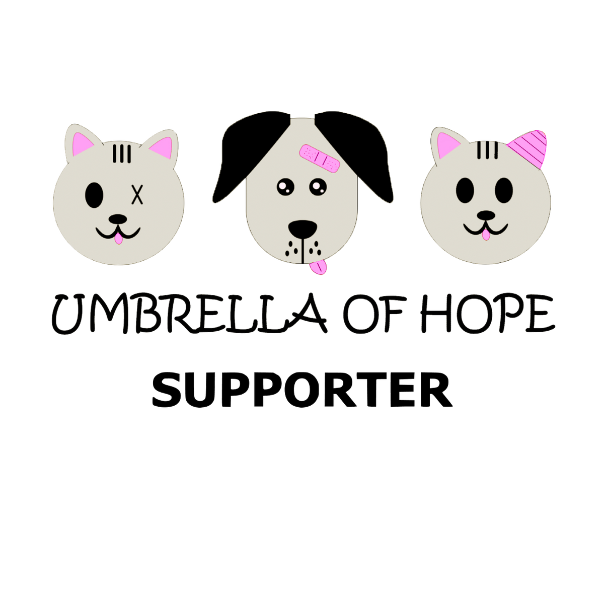 Umbrella of Hope 20 oz Skinny Tumbler and Straw - Ruff Life Rescue Wear