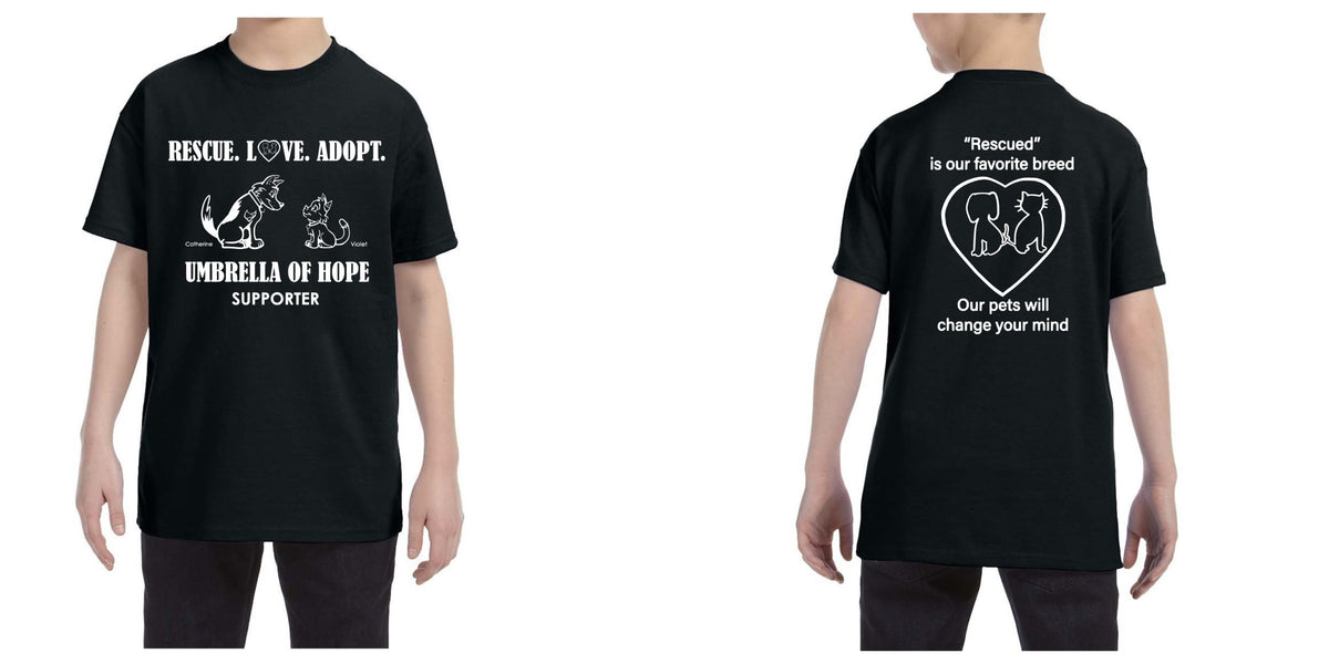 Umbrella of Hope Rescue- Youth Tee - Ruff Life Rescue Wear