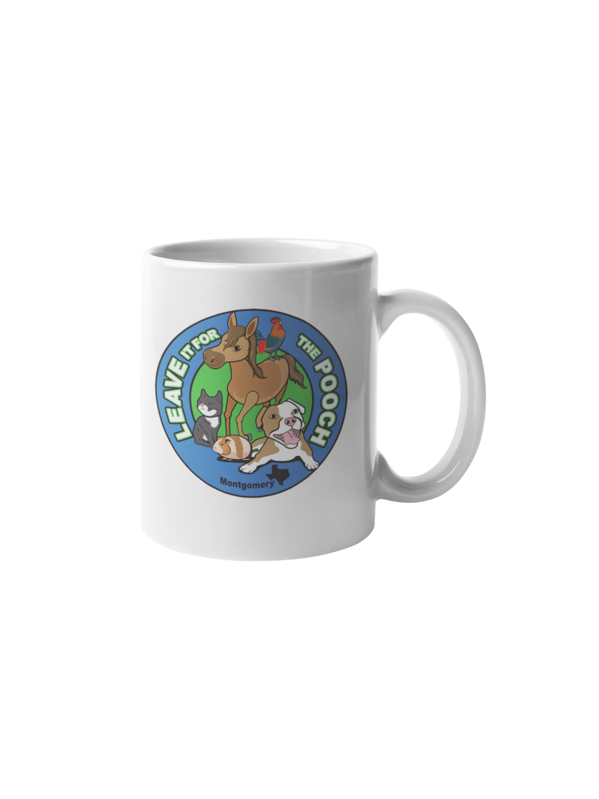 New Logo Leave It For The Pooch Coffee Mug - Ruff Life Rescue Wear