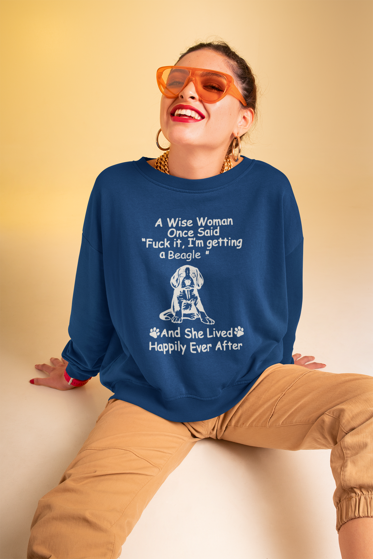 Get a Beagle Sweatshirt (Available in several colors) - Ruff Life Rescue Wear