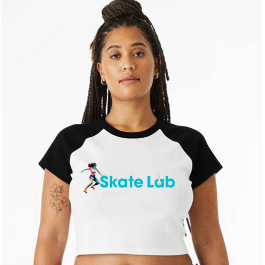 Skate Lab Derby Raglan Baby Tee – Available in 3 Designs & 3 Colors - Ruff Life Rescue Wear