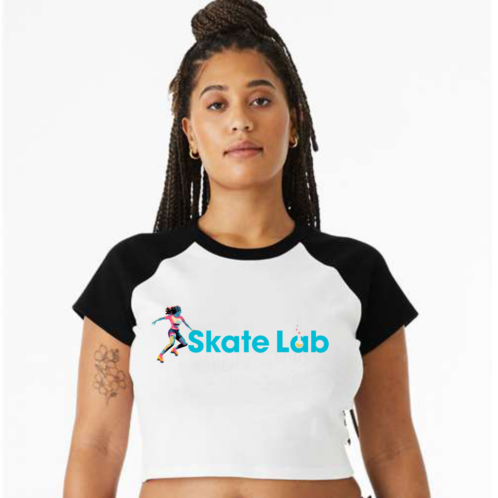 Skate Lab Derby Raglan Baby Tee – Available in 3 Designs & 3 Colors