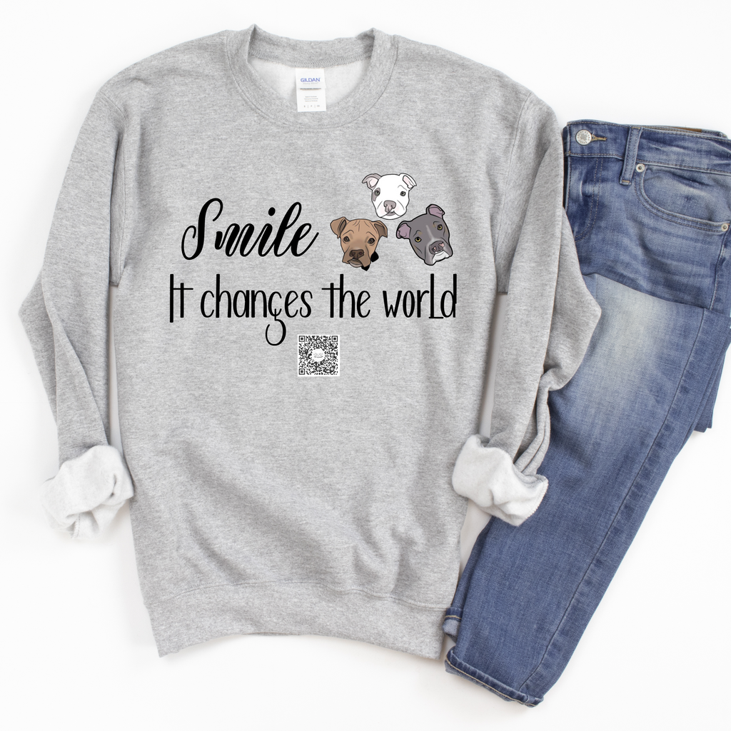 Cleft Pup Brigade Smile Sweatshirt (available in several colors)