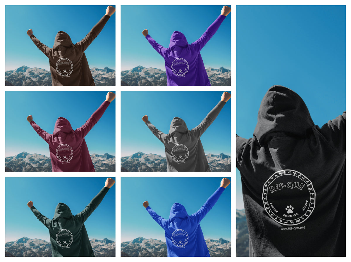 Res-Que Zip Up Hoodie (Available in several colors) - Ruff Life Rescue Wear