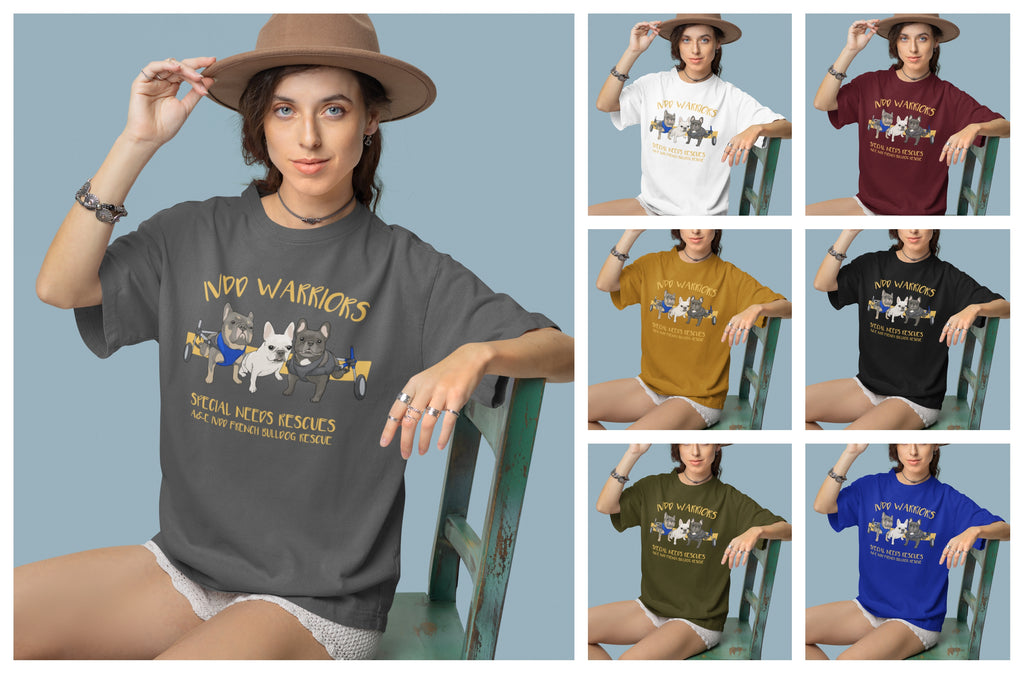 IVDD French Bulldog Unisex Tee (available in several colors)