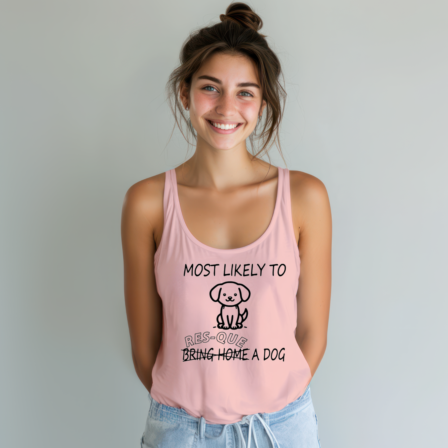 Most Likely Racerback Tank (Available in several colors)