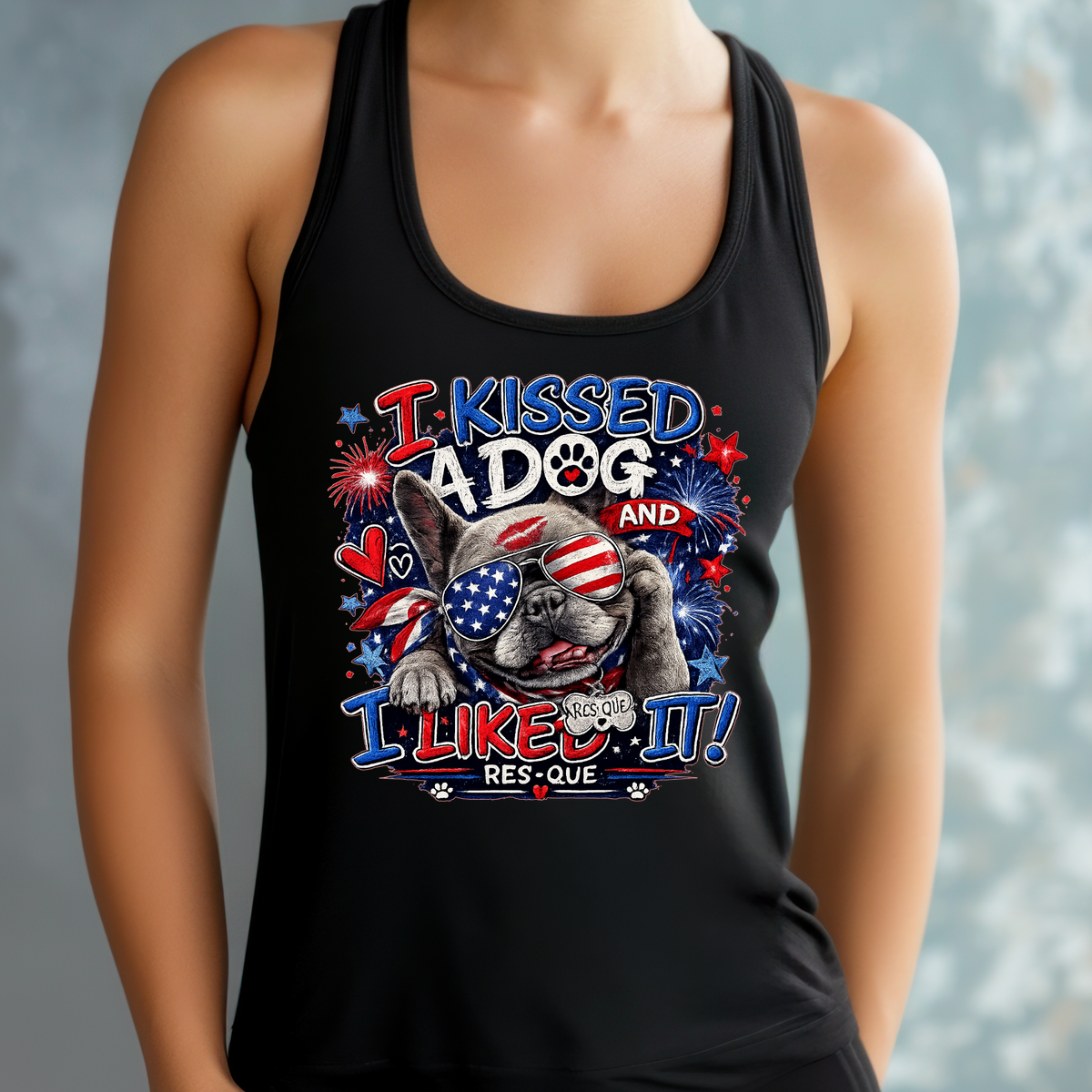 Prue Patriotic Tank - Ruff Life Rescue Wear