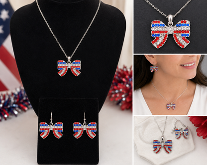 Patriotic Freedom Bow Jewelry Collection