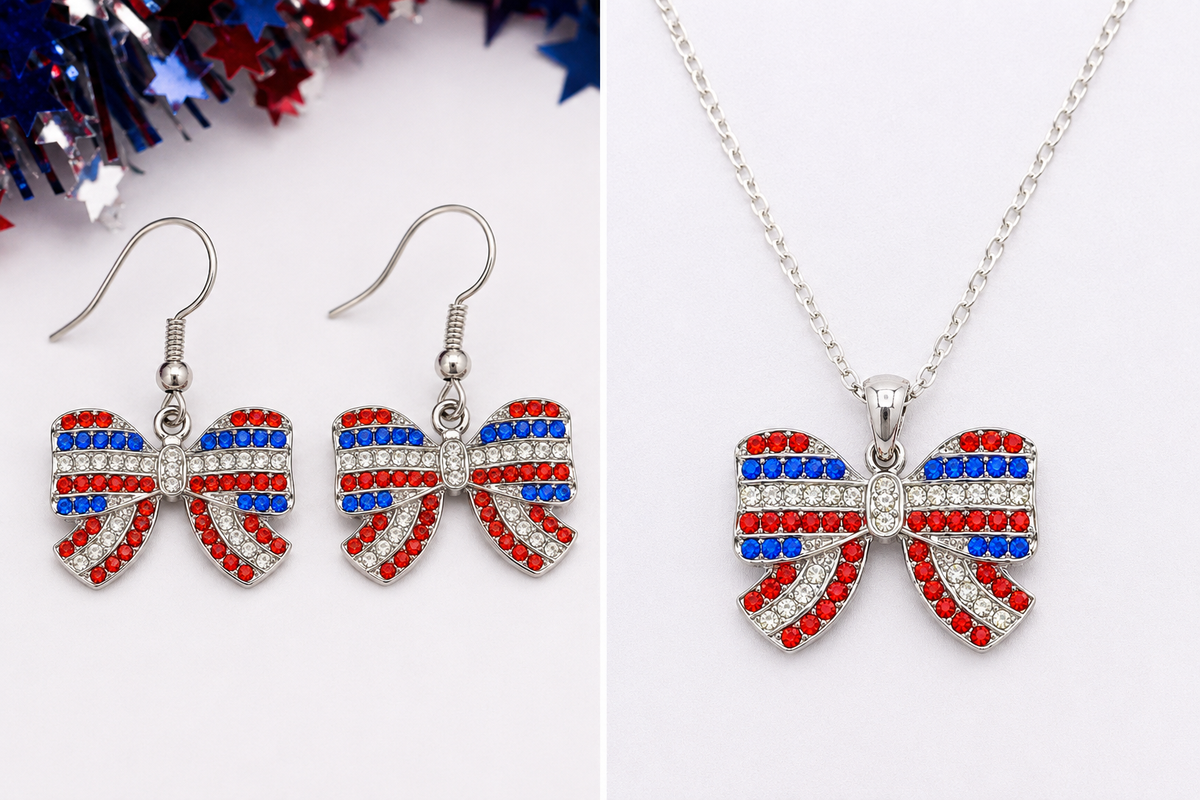 Patriotic Freedom Bow Jewelry Collection