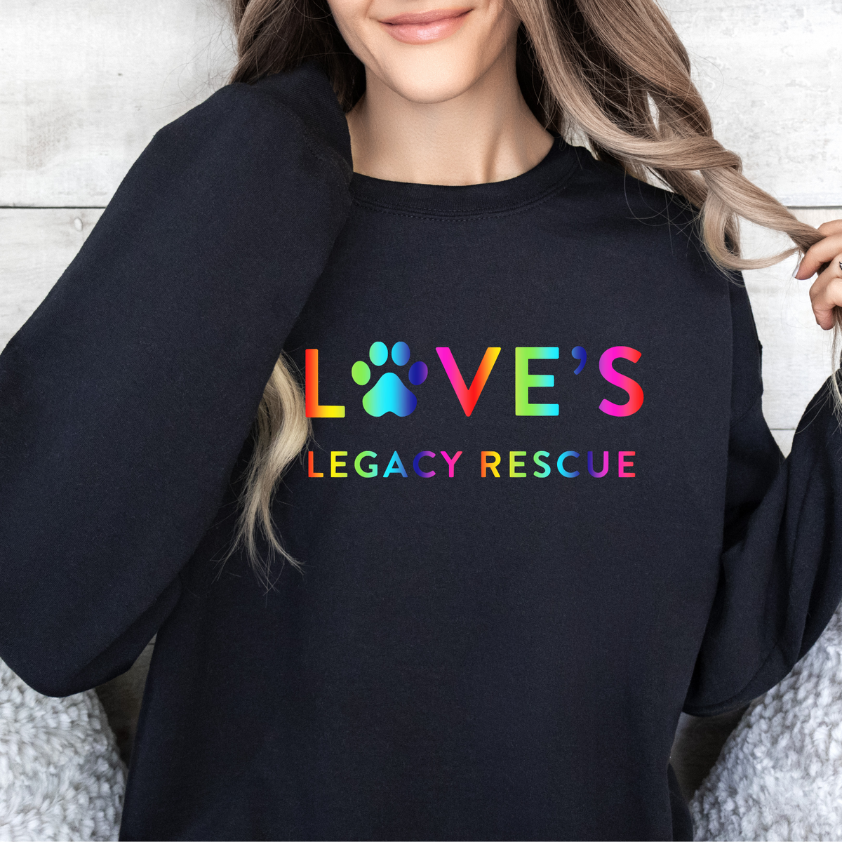 Love's Pride Sweatshirt - Ruff Life Rescue Wear