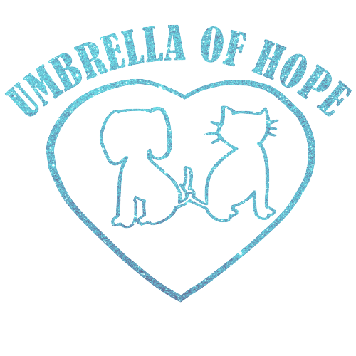 Umbrella of Hope Glitter Vinyl Decal (Available In Several Colors) - Ruff Life Rescue Wear