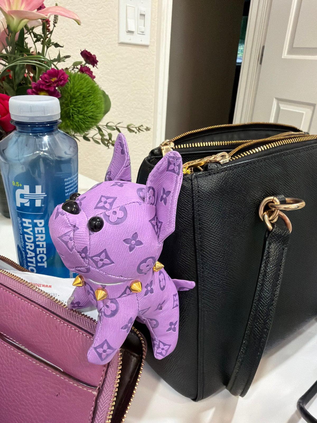 Purty Gertie Frenchie Bag Charm - Ruff Life Rescue Wear