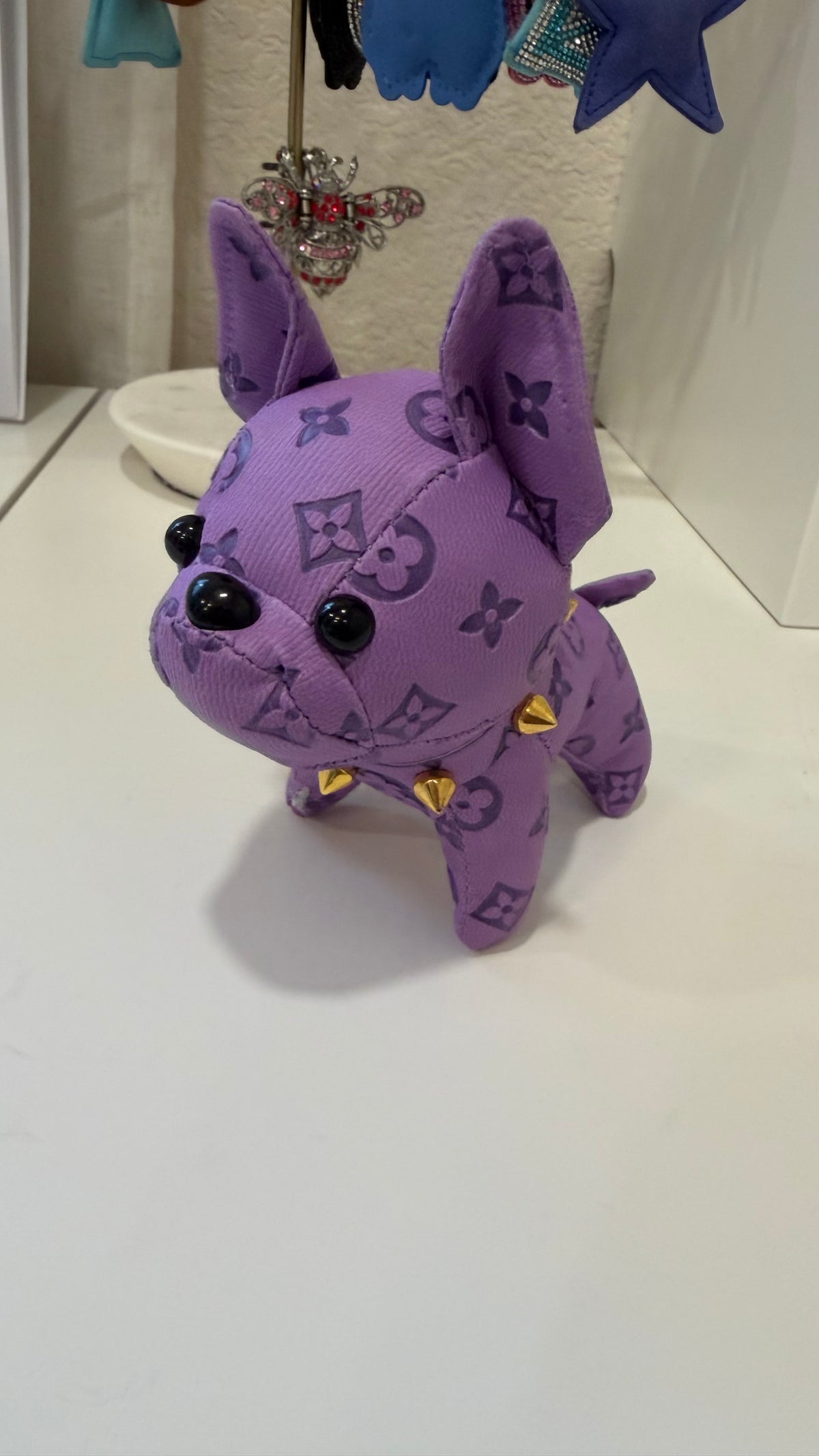 Purty Gertie Frenchie Bag Charm - Ruff Life Rescue Wear