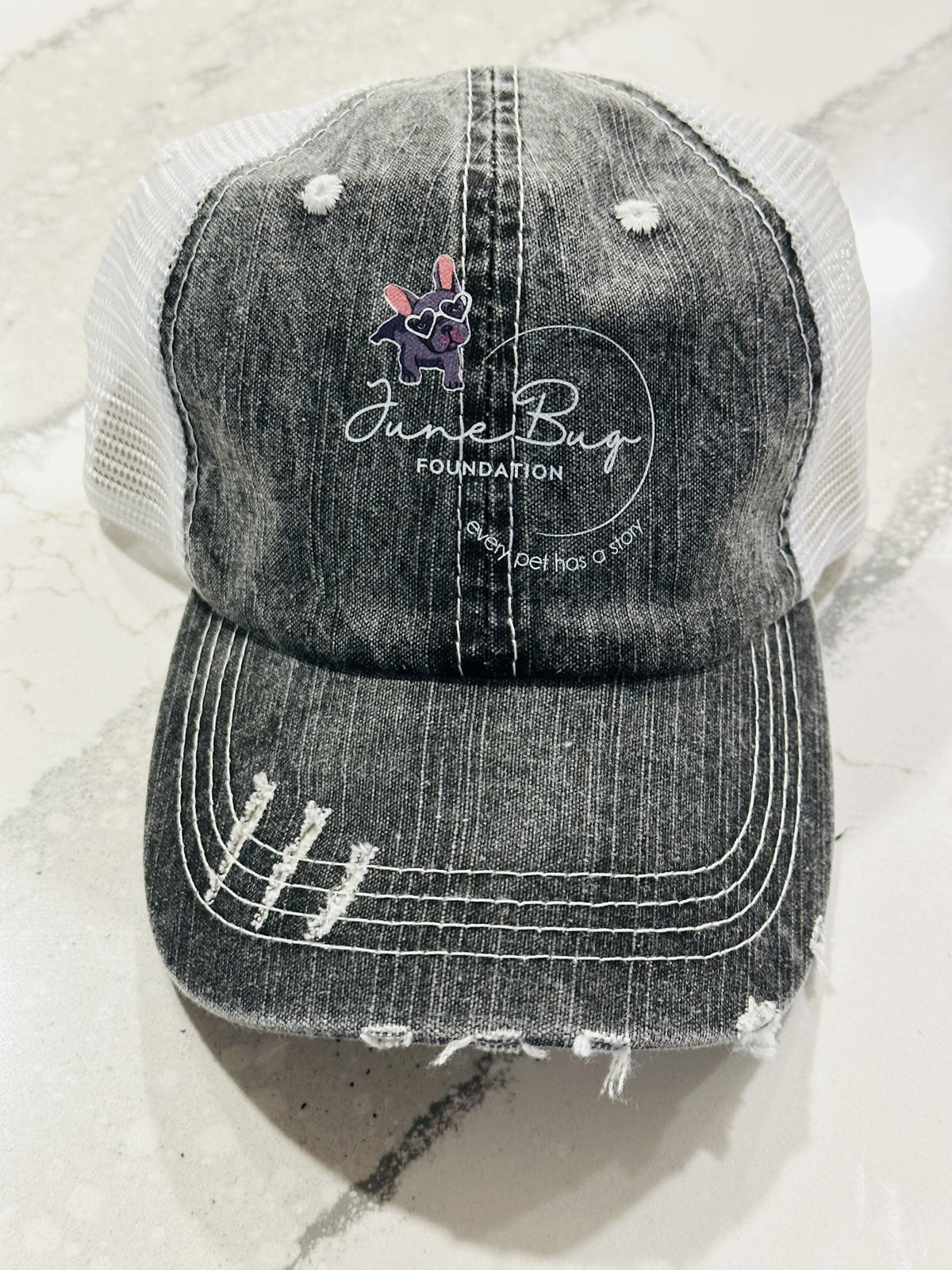 June Bug Vintage Trucker Hats - Ruff Life Rescue Wear