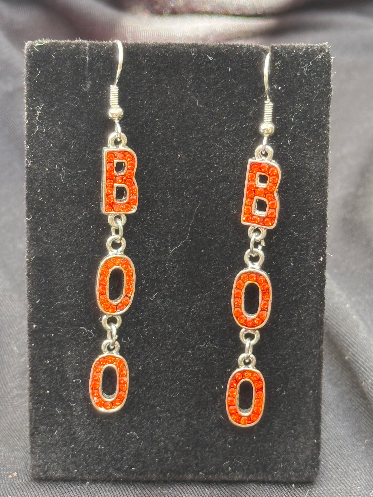 BOO Earrings Bundle – Long Dangle + Short Stud Set