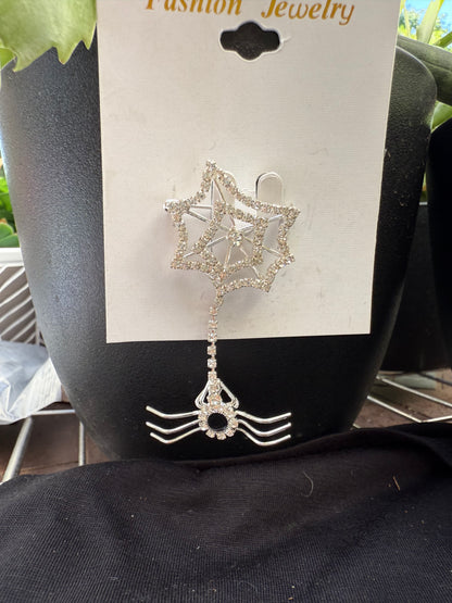 Crystal Spider Brooch Collection | Genuine Austrian Crystal Pins | - Ruff Life Rescue Wear