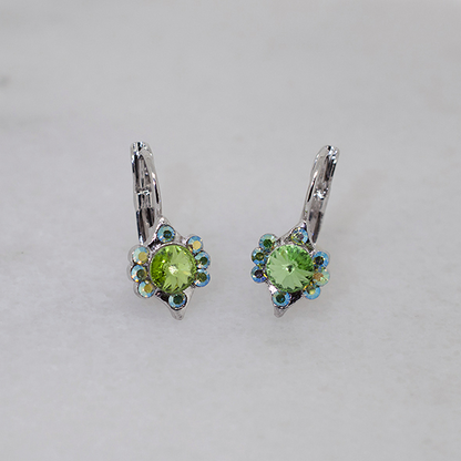 Vintage-Inspired Austrian Crystal Hoop Earrings - Ruff Life Rescue Wear