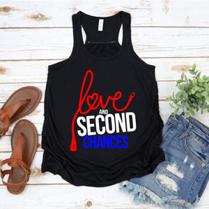 LSC 4th of July Women's Racerback Tank - Ruff Life Rescue Wear