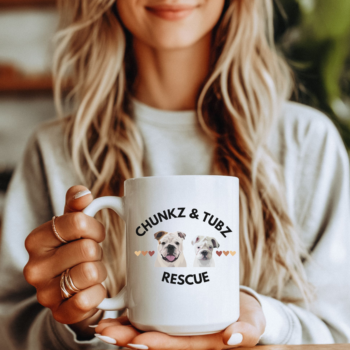 Chunkz & Tubz Rescue Ceramic Mug | 11oz or 15oz Coffee Cup - Ruff Life Rescue Wear