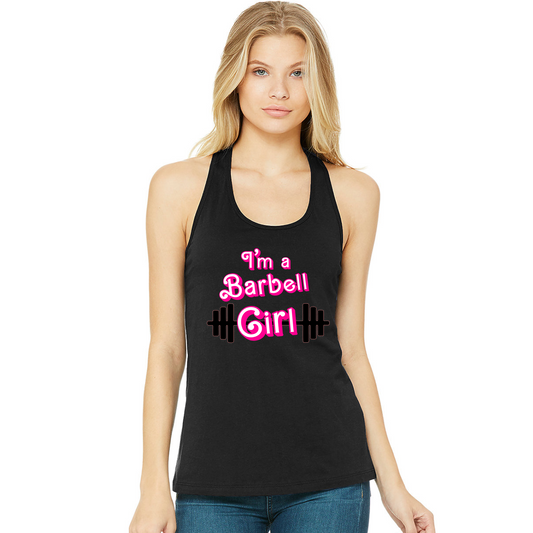 6008 Racerback Barbell Tank - Ruff Life Rescue Wear
