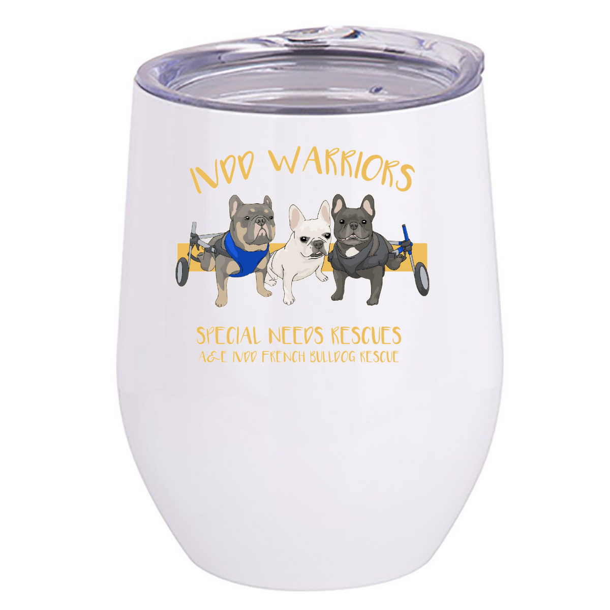 A&E Wine Tumbler - Ruff Life Rescue Wear