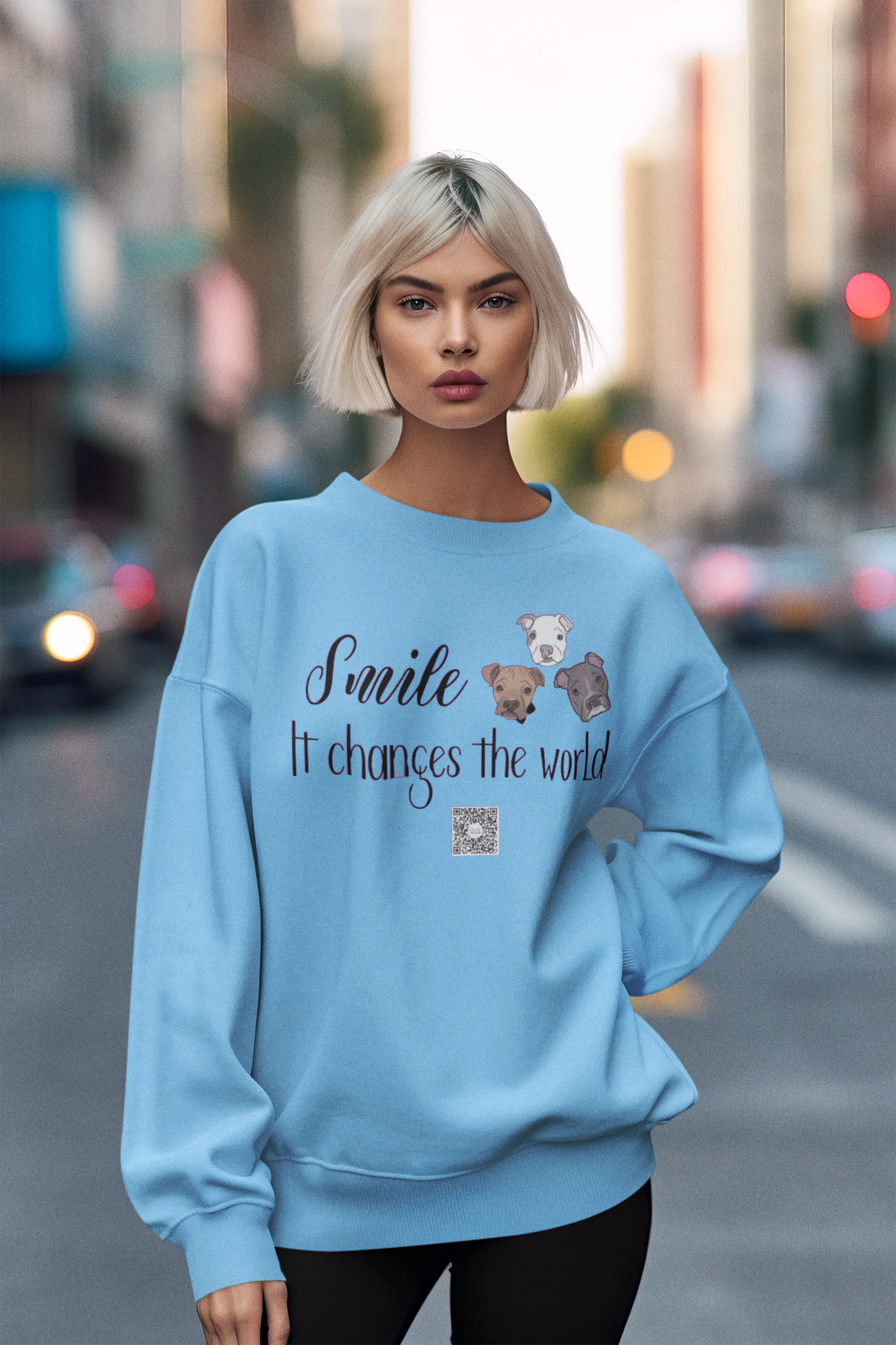 Cleft Pup Brigade Smile Sweatshirt (available in several colors)