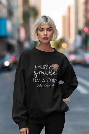 Cleft Pup Brigade Story Sweatshirt (available in several colors)