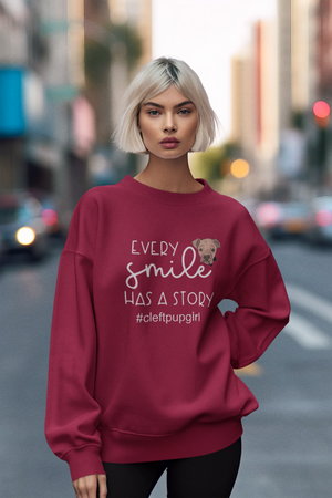 Cleft Pup Brigade Story Sweatshirt (available in several colors)