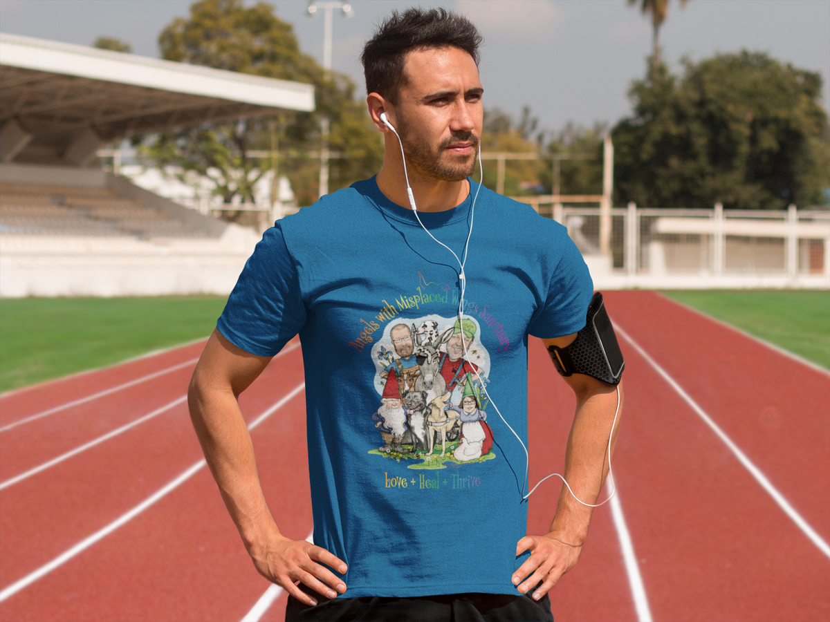 Angels With Misplaced Wings Unisex Tee (available in several colors) - Ruff Life Rescue Wear