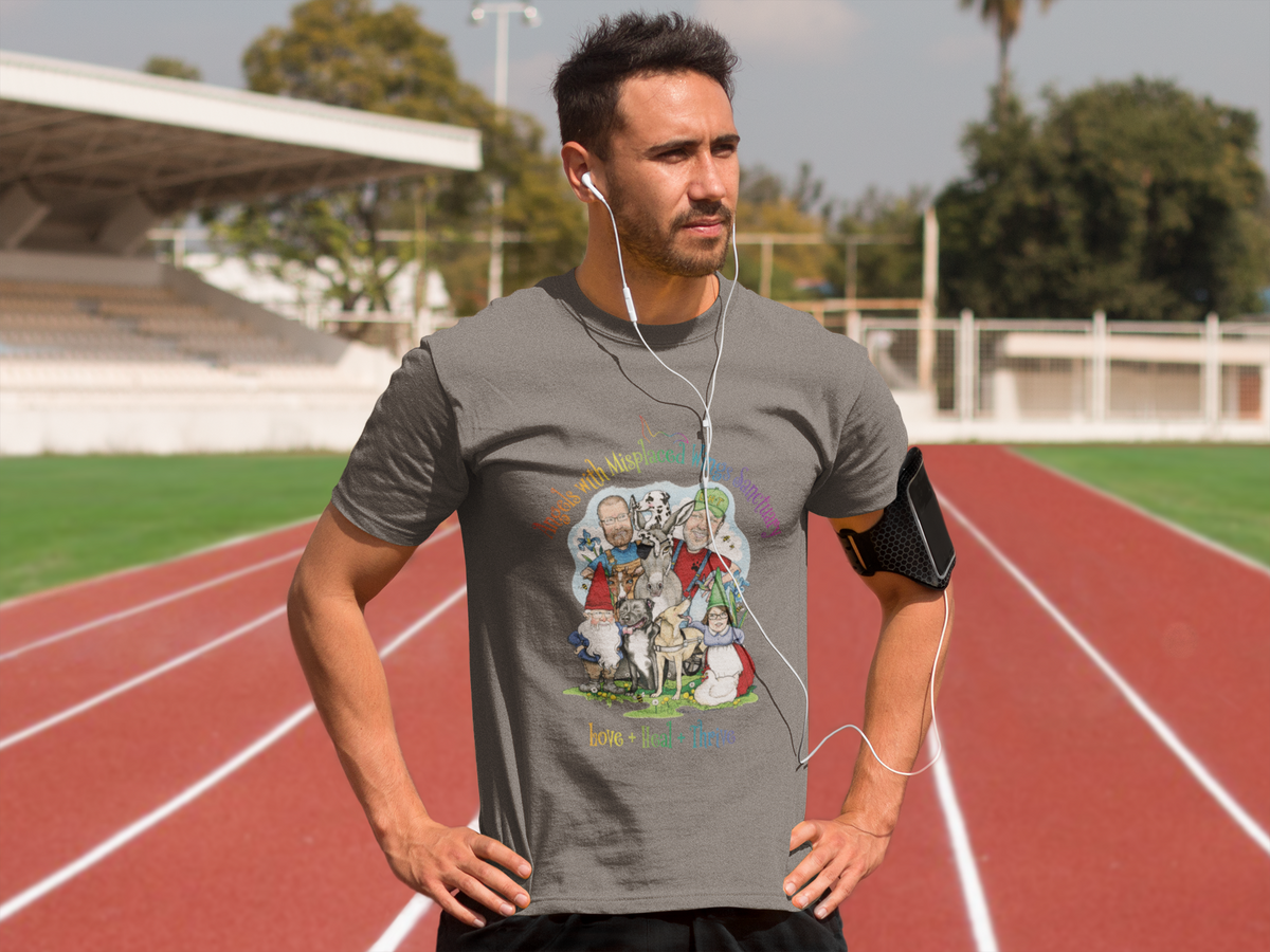 Angels With Misplaced Wings Unisex Tee (available in several colors) - Ruff Life Rescue Wear