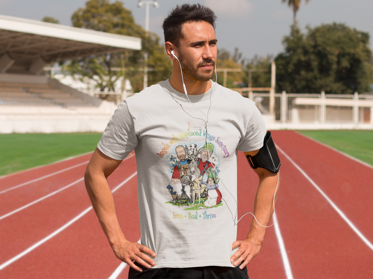Angels With Misplaced Wings Unisex Tee (available in several colors) - Ruff Life Rescue Wear