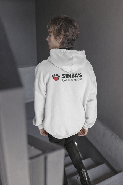 Simba's Back Print Heart Pullover Hoodie (Available in several colors)