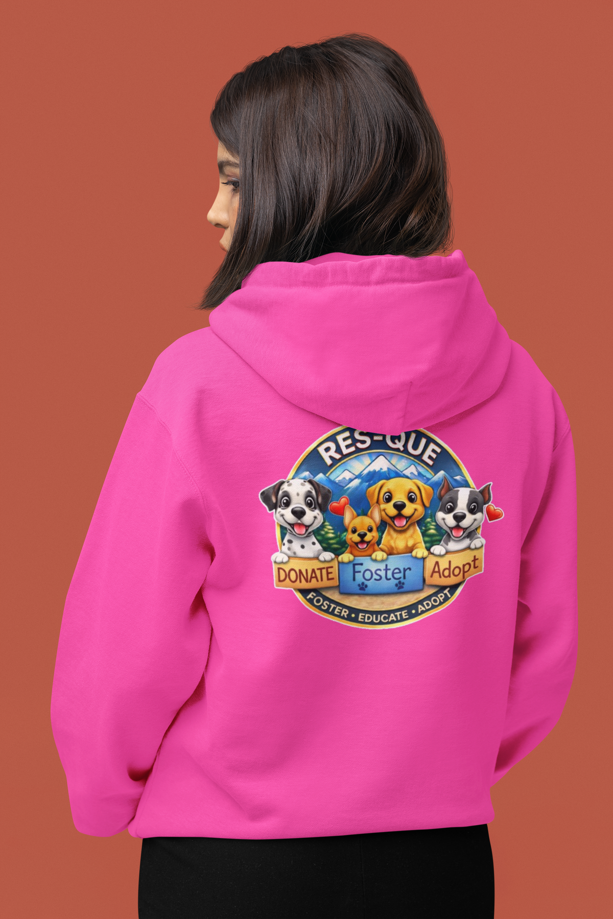New Res-Que Pullover Hoodie (Available in several colors) - Ruff Life Rescue Wear