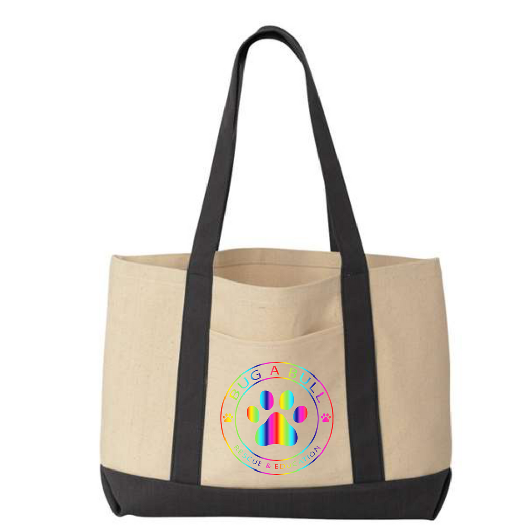 Pride Bug A Bull Canvas Boat Tote