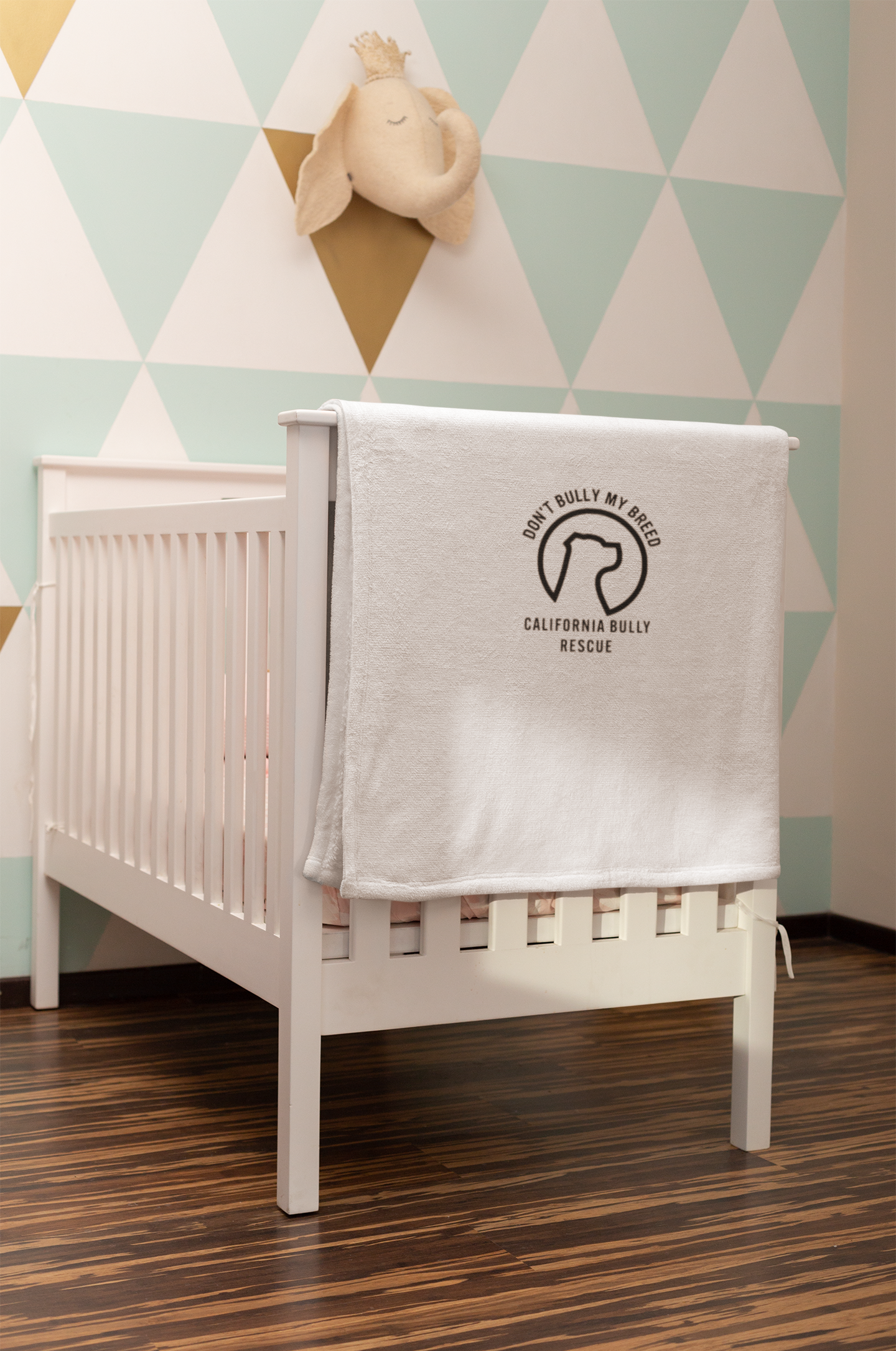 California Bully Rescue Baby Blanket