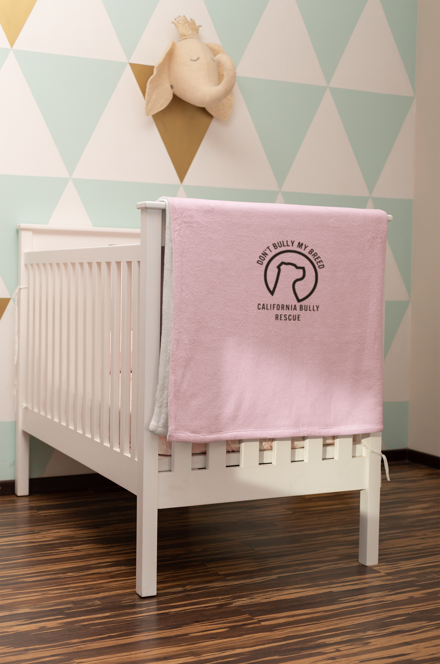 California Bully Rescue Baby Blanket