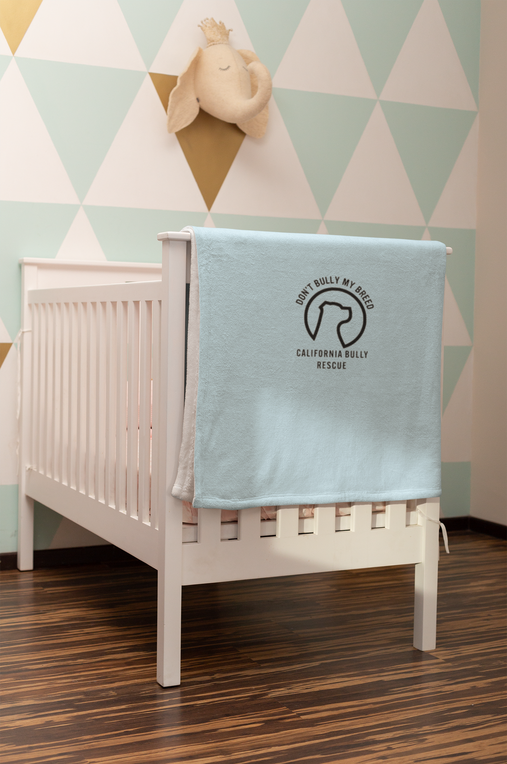 California Bully Rescue Baby Blanket