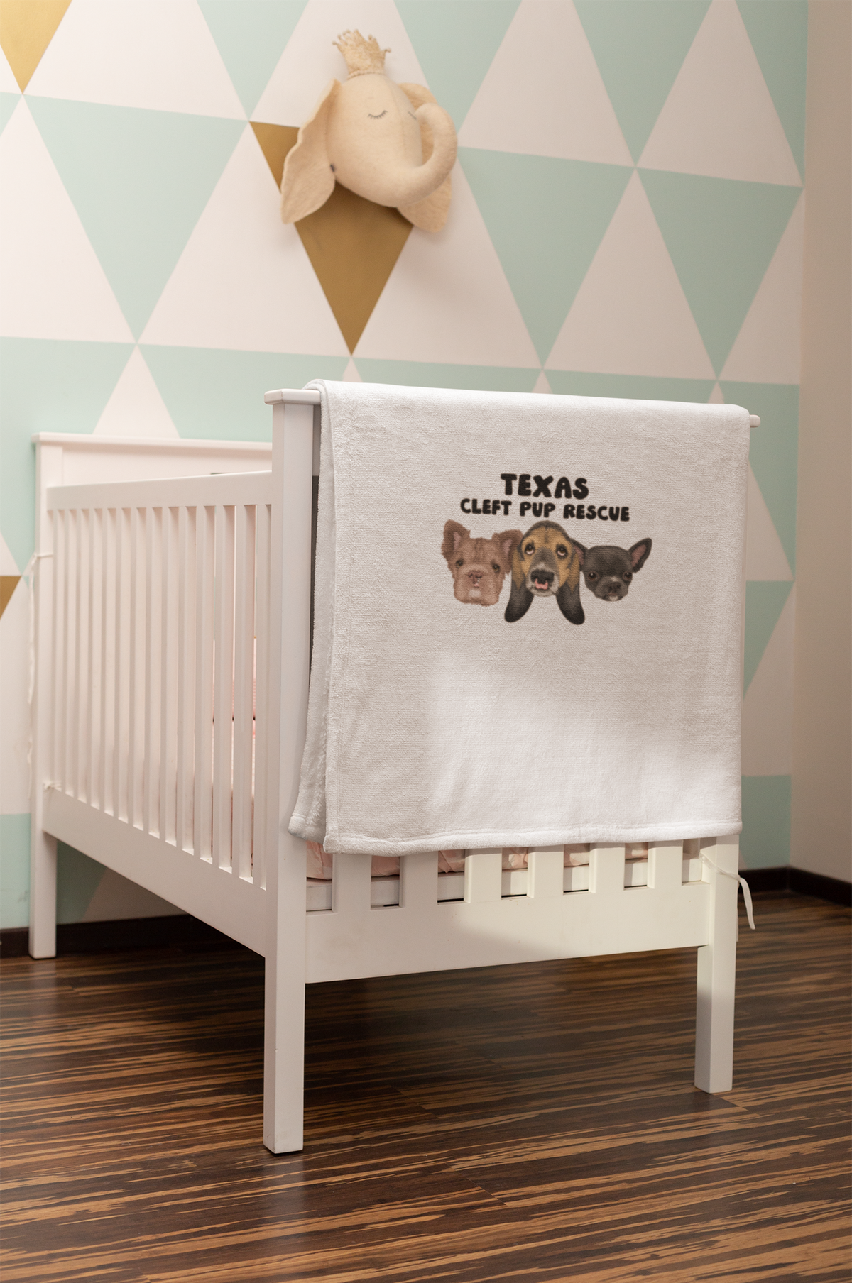 Cleft Rescue Blankets | Dog Blanket or Baby Blanket - Ruff Life Rescue Wear