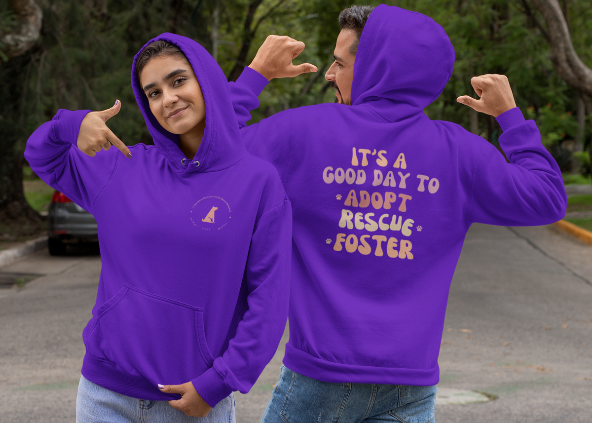 Good Day Fleece Pullover Hoodie (Several Colors Available) - Ruff Life Rescue Wear