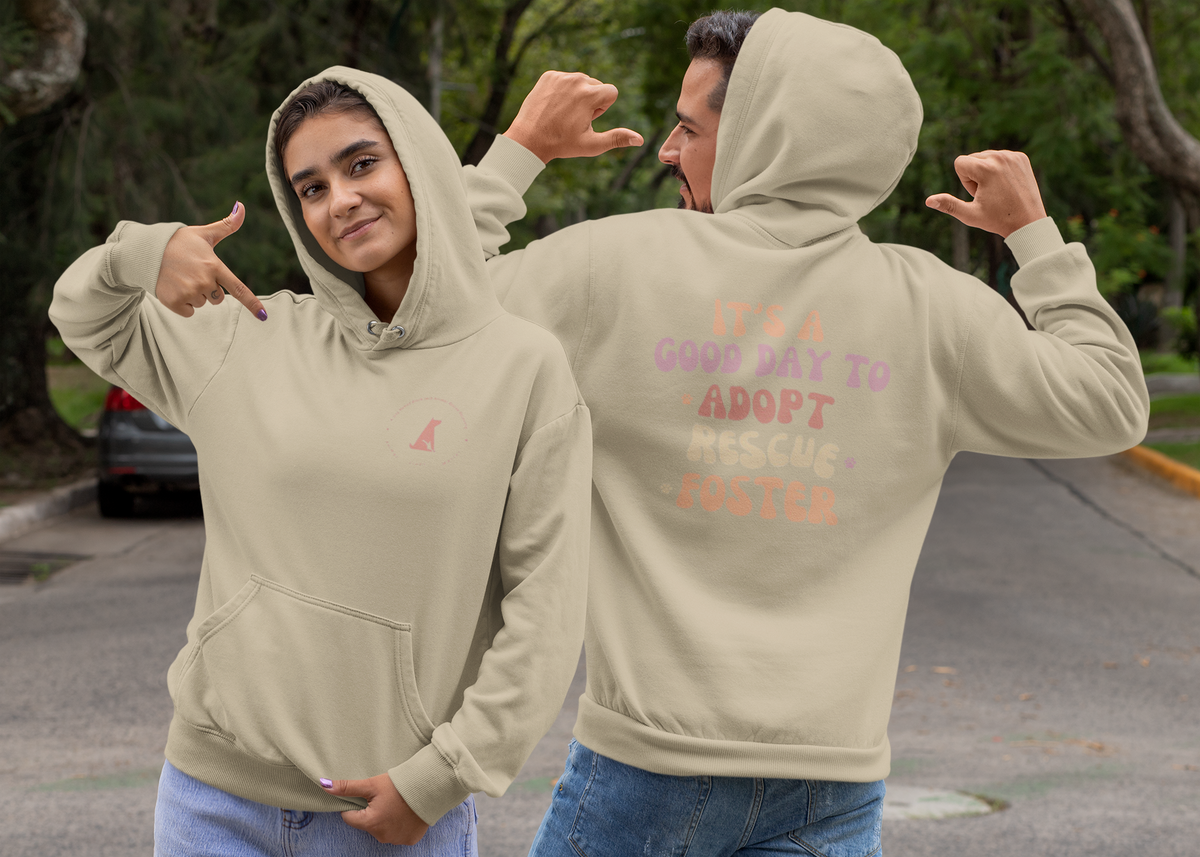 Good Day Fleece Pullover Hoodie (Several Colors Available) - Ruff Life Rescue Wear