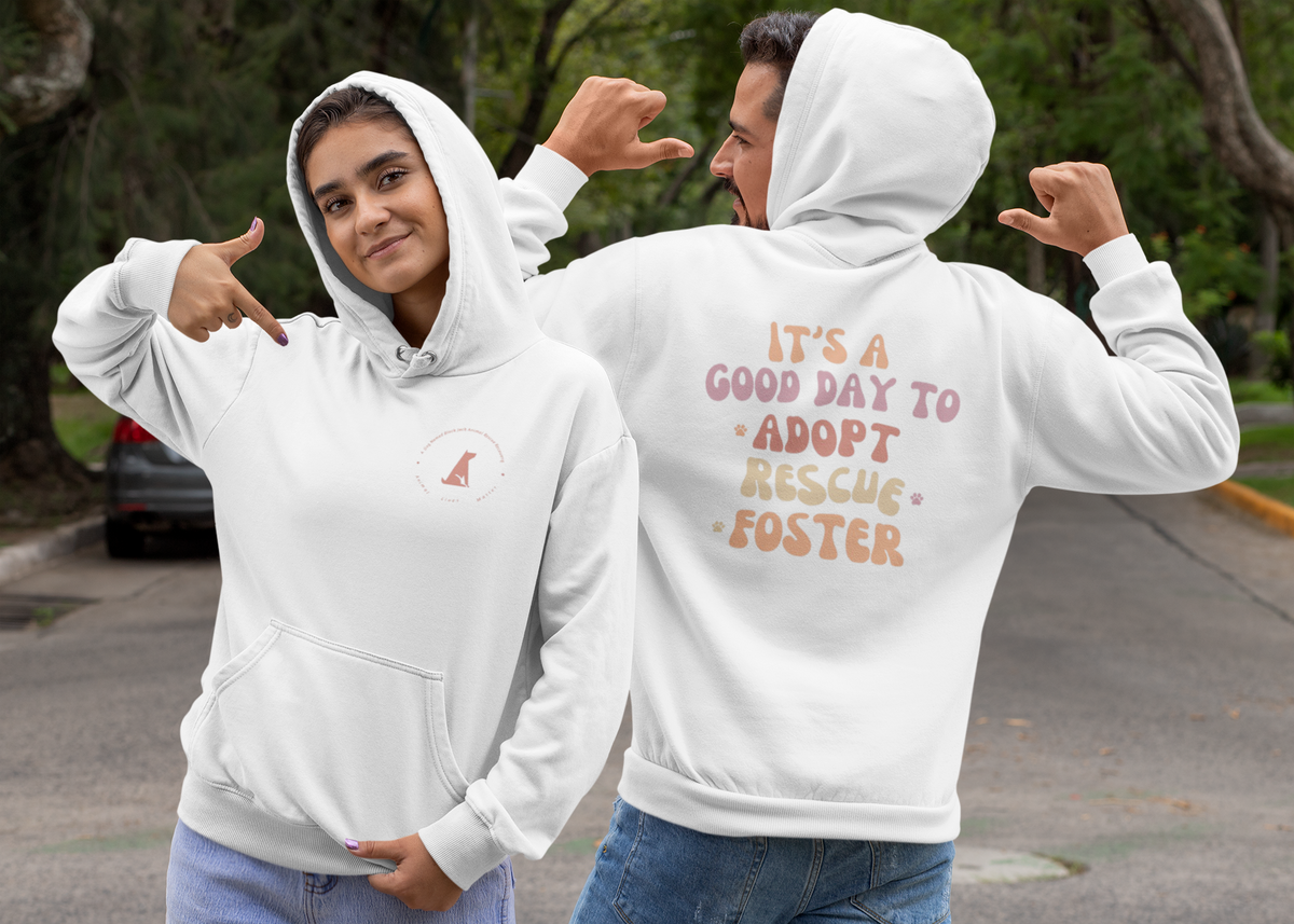 Good Day Fleece Pullover Hoodie (Several Colors Available) - Ruff Life Rescue Wear