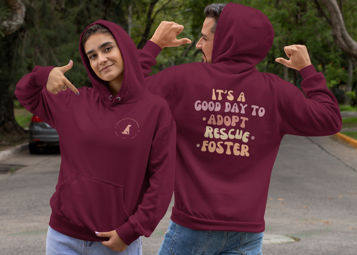 Good Day Fleece Pullover Hoodie (Several Colors Available) - Ruff Life Rescue Wear