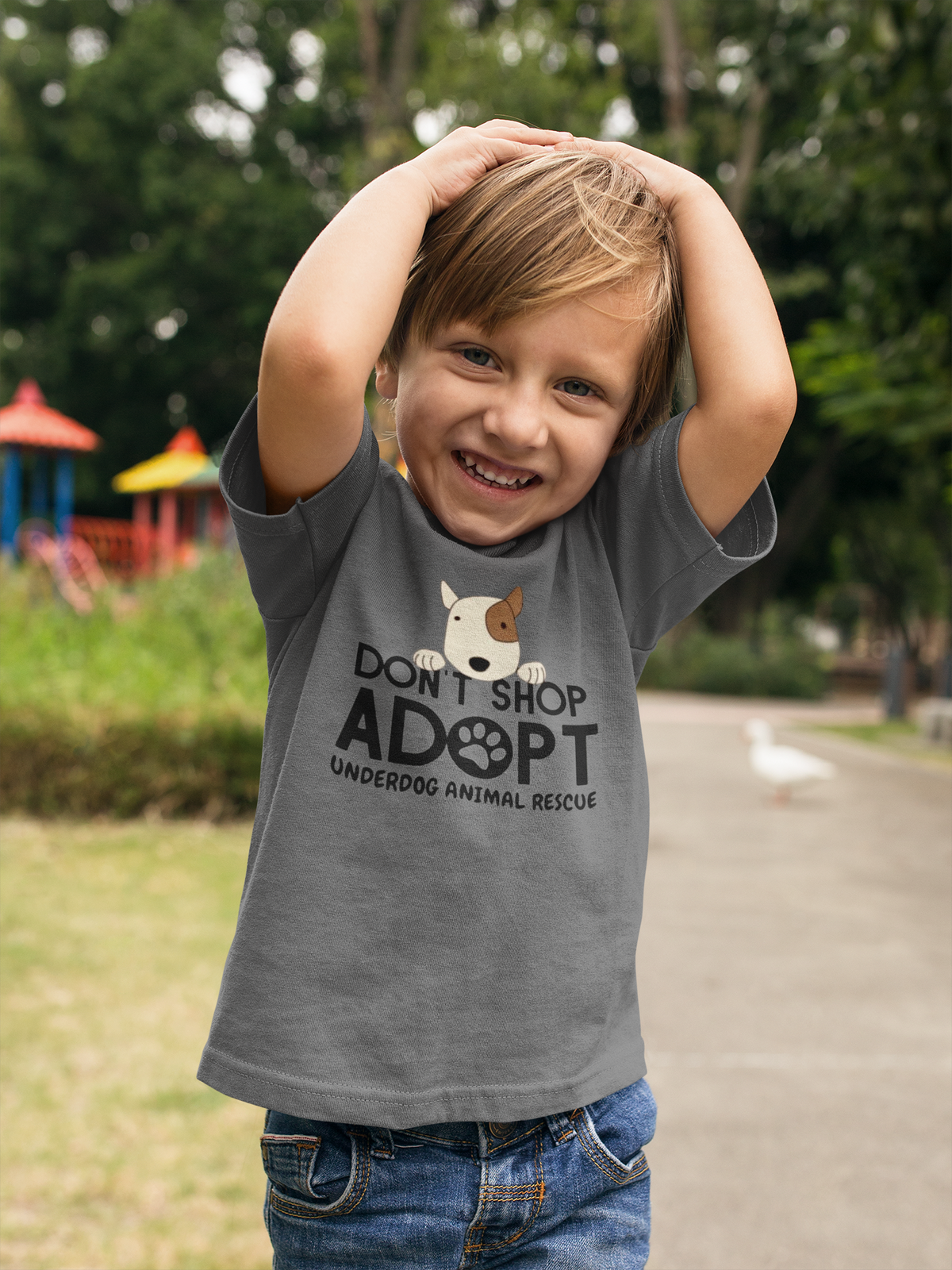 Underdog Adopt Youth T-shirt - Ruff Life Rescue Wear