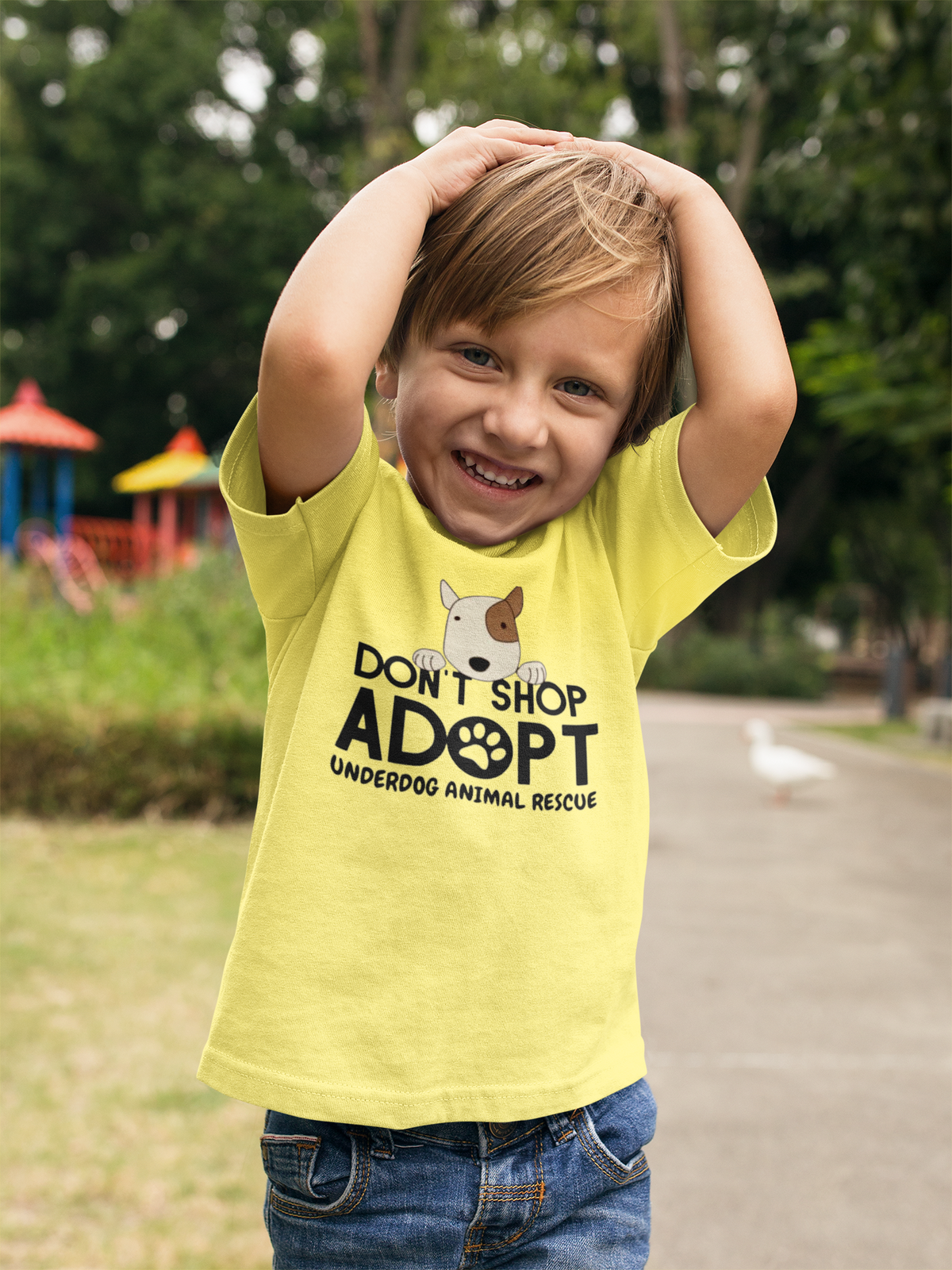 Underdog Adopt Youth T-shirt - Ruff Life Rescue Wear