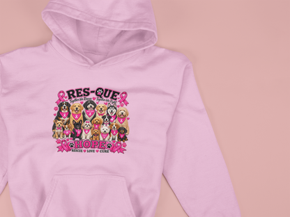 Res-Que Breast Cancer Hoodie - Ruff Life Rescue Wear