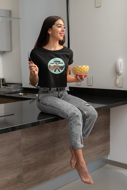 Circle TX Festival Crop Tee (available in many colors) - Ruff Life Rescue Wear